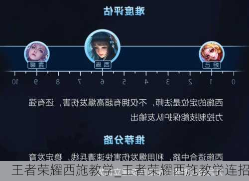 王者荣耀西施教学_王者荣耀西施教学连招