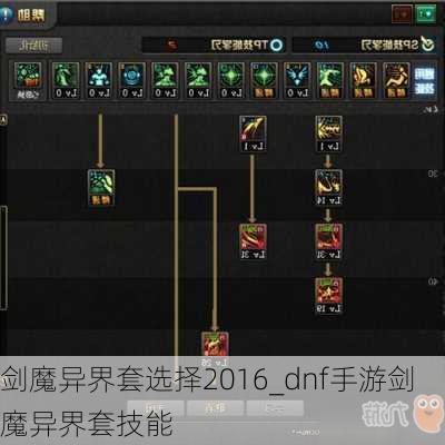 剑魔异界套选择2016_dnf手游剑魔异界套技能