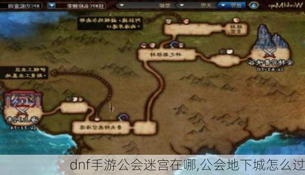 dnf手游公会迷宫在哪,公会地下城怎么过