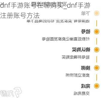 dnf手游账号在哪购买_dnf手游注册账号方法