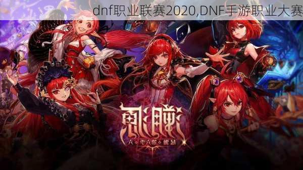 dnf职业联赛2020,DNF手游职业大赛