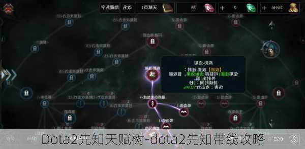 Dota2先知天赋树-dota2先知带线攻略