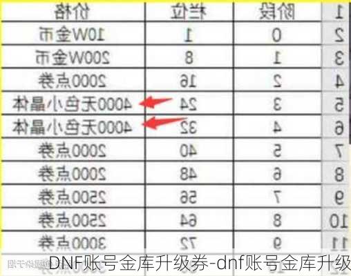 DNF账号金库升级券-dnf账号金库升级