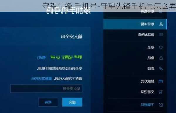 守望先锋 手机号-守望先锋手机号怎么弄