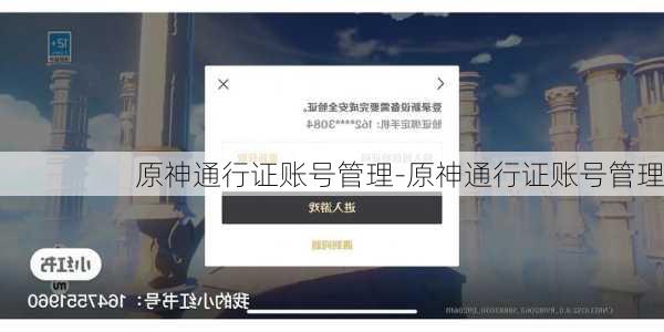 原神通行证账号管理-原神通行证账号管理