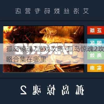 孤岛惊魂2游戏攻略-孤岛惊魂2攻略合集在哪里