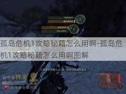 孤岛危机1攻略秘籍怎么用啊-孤岛危机1攻略秘籍怎么用啊图解