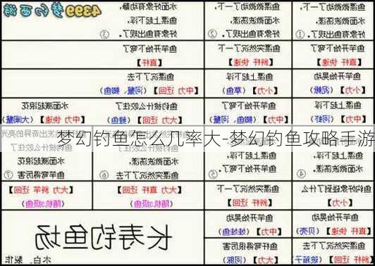 梦幻钓鱼怎么几率大-梦幻钓鱼攻略手游