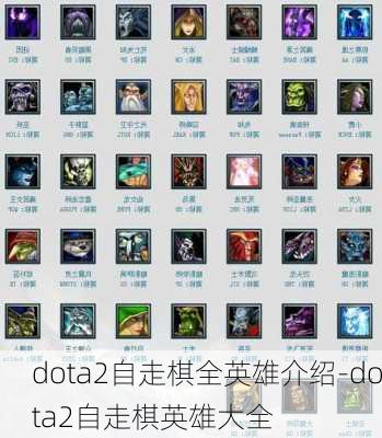 dota2自走棋全英雄介绍-dota2自走棋英雄大全